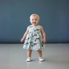 Resorts and Islands Palm Trees Tiered Cotton Dress Dress La Vie Bien Resorts and Islands Palm Trees Tiered Cotton Dress