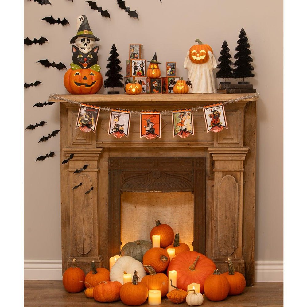 Retro Halloween Garland by Bethany Lowe Designs Seasonal & Holiday Decorations La Vie Bien Retro Halloween Garland by Bethany Lowe Designs