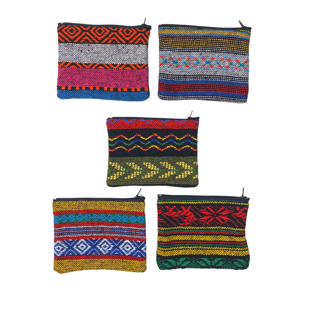 Retro Woven Coin Purse Assorted - Thailand Bags La Vie Bien Retro Woven Coin Purse Assorted - Thailand