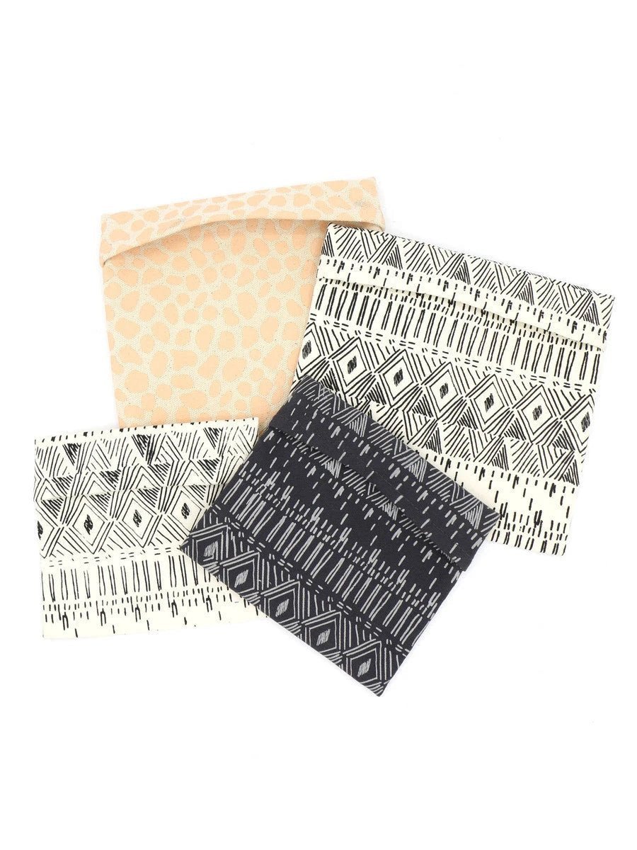 Reusable Organic Cotton Snack Bags by Fair Anita