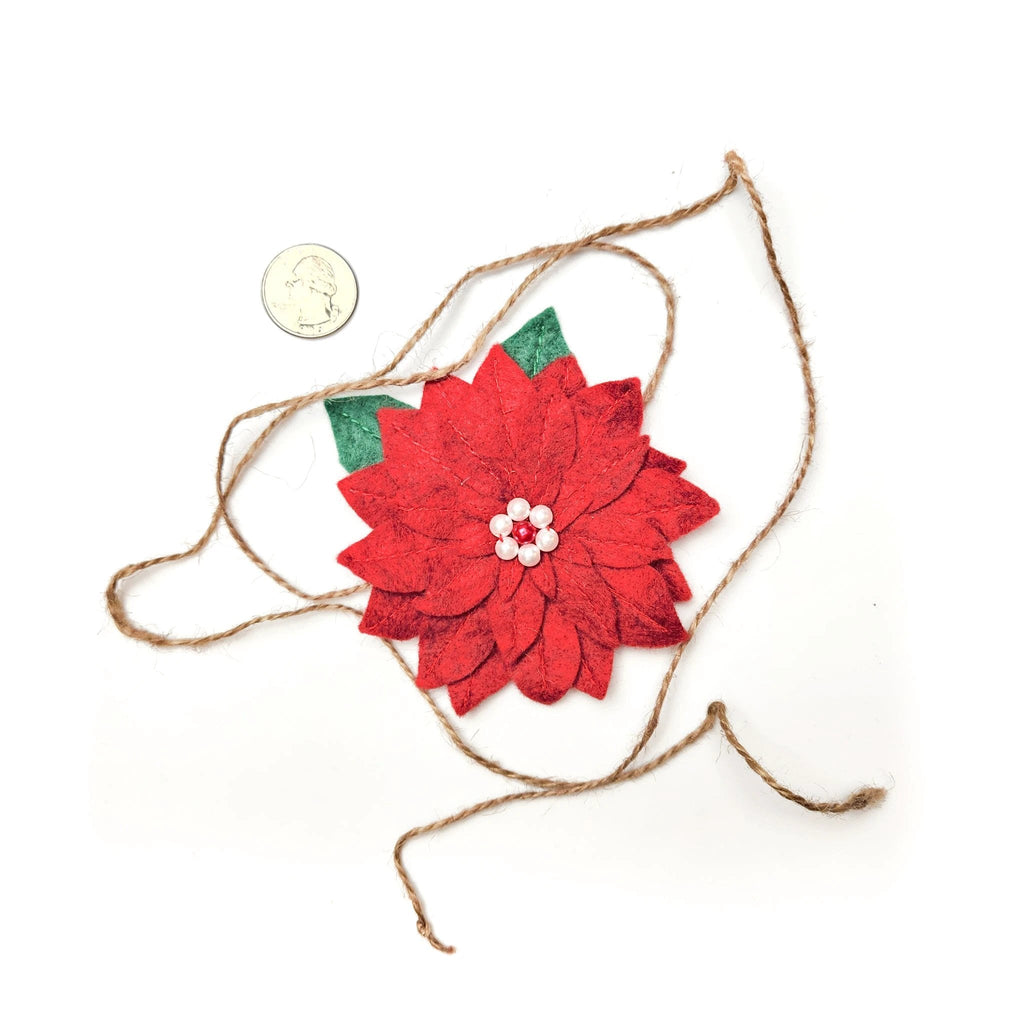 Reusable Poinsettia Gift Bow by Upavim Crafts