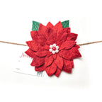 Reusable Poinsettia Gift Bow by Upavim Crafts