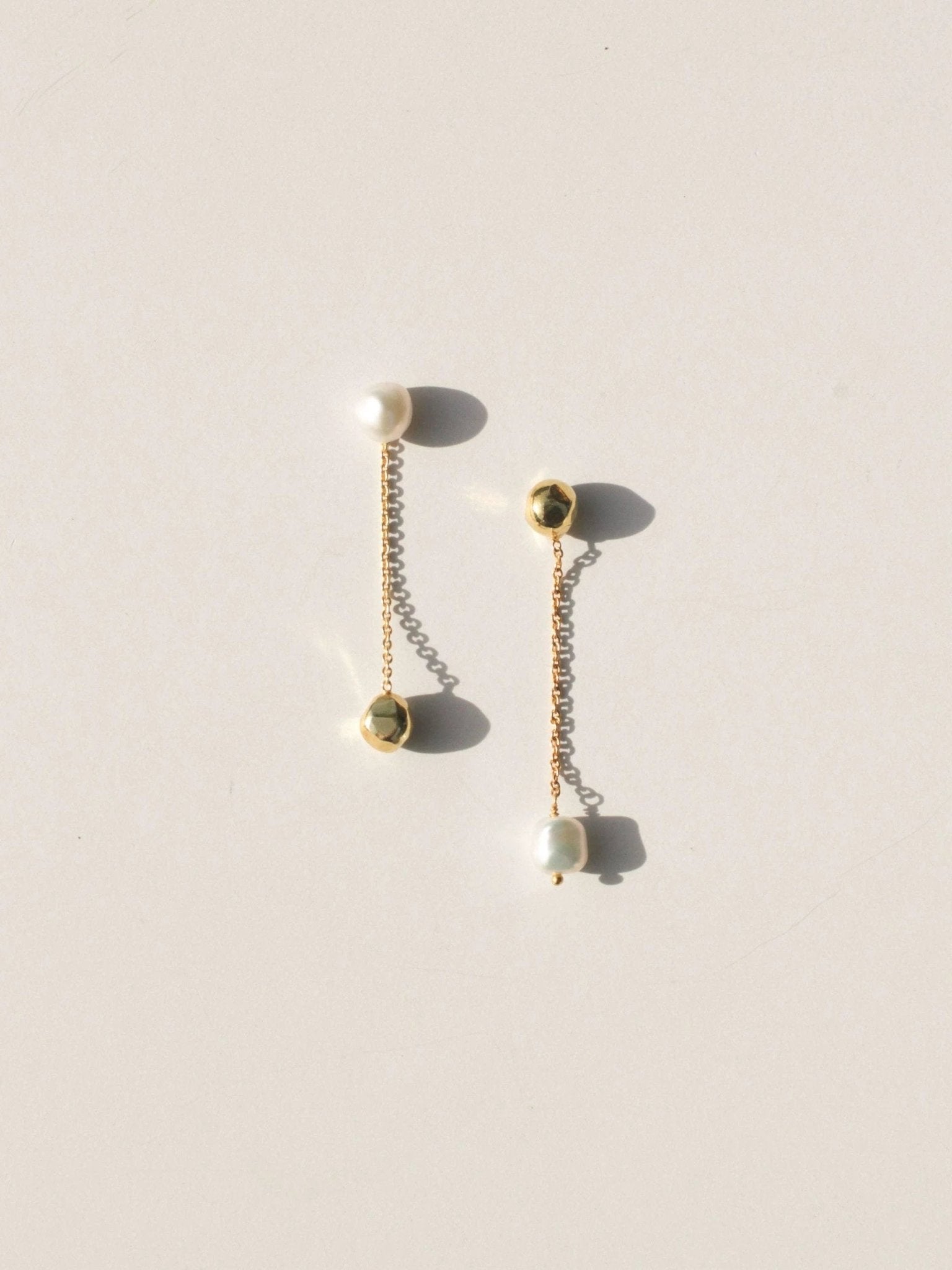 Reverse Pearl Earrings by Ethical Trade Co