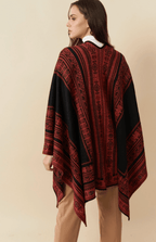 Reversible Alpaca Cape | Hand Embroidery | Shawl Apparel La Vie Bien Reversible Alpaca Cape | Hand Embroidery | Shawl