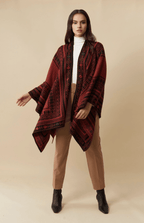 Reversible Alpaca Cape | Hand Embroidery | Shawl Apparel La Vie Bien Reversible Alpaca Cape | Hand Embroidery | Shawl
