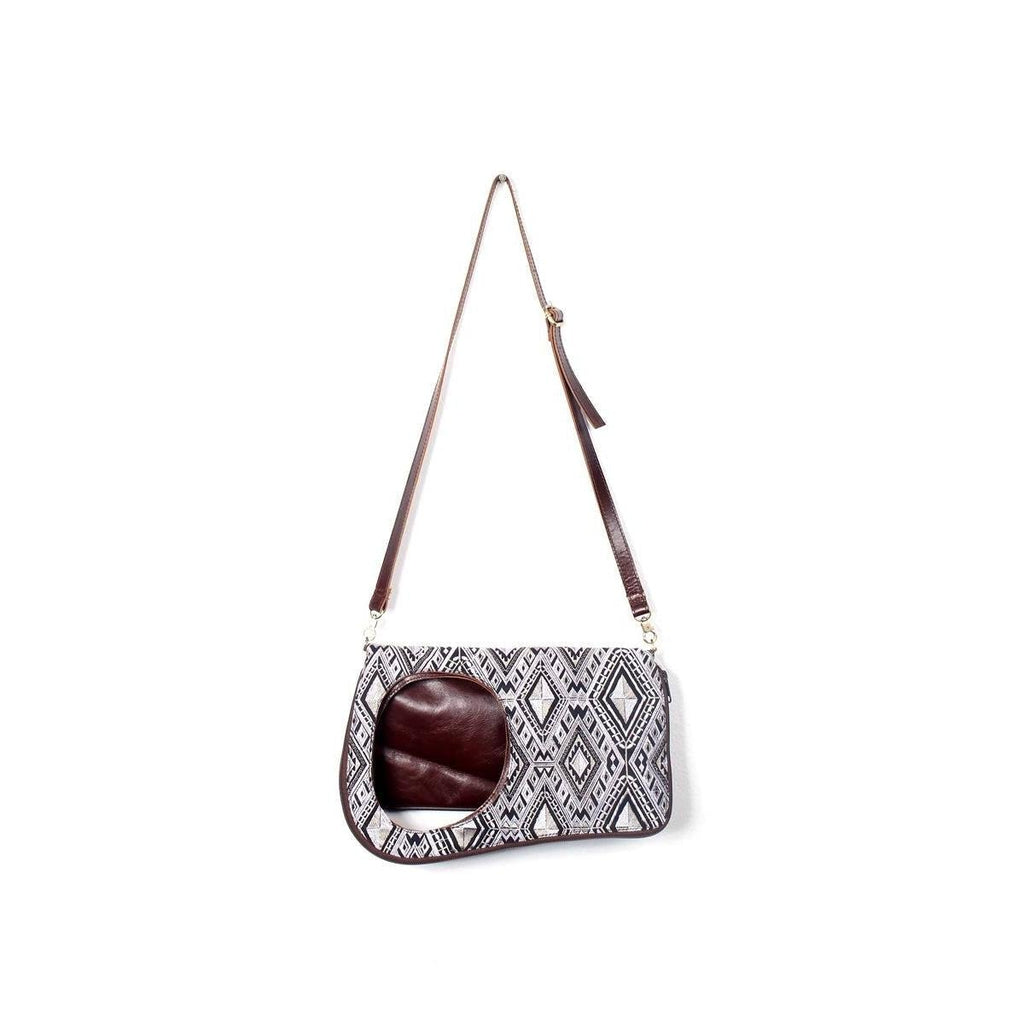 Reversible Geometric Leather Shoulder | Crossbody Bag - Thailand Bags La Vie Bien Reversible Geometric Leather Shoulder | Crossbody Bag - Thailand