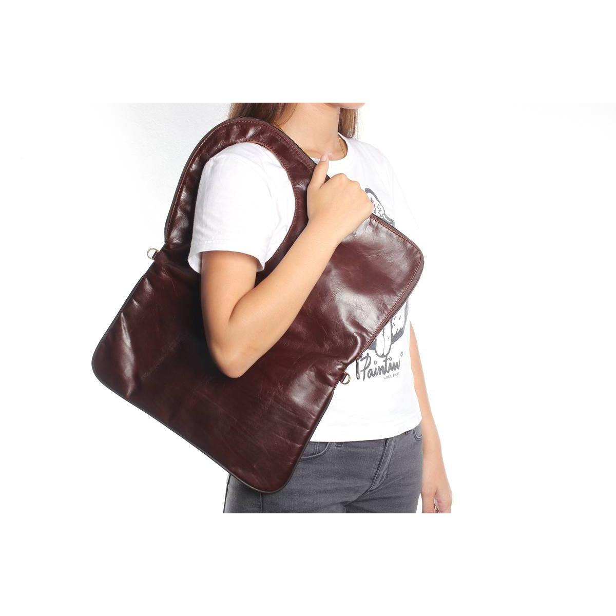 Reversible Geometric Leather Shoulder | Crossbody Bag - Thailand Bags La Vie Bien Reversible Geometric Leather Shoulder | Crossbody Bag - Thailand