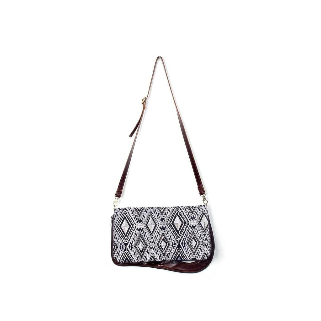 Reversible Geometric Leather Shoulder | Crossbody Bag - Thailand Bags La Vie Bien Reversible Geometric Leather Shoulder | Crossbody Bag - Thailand