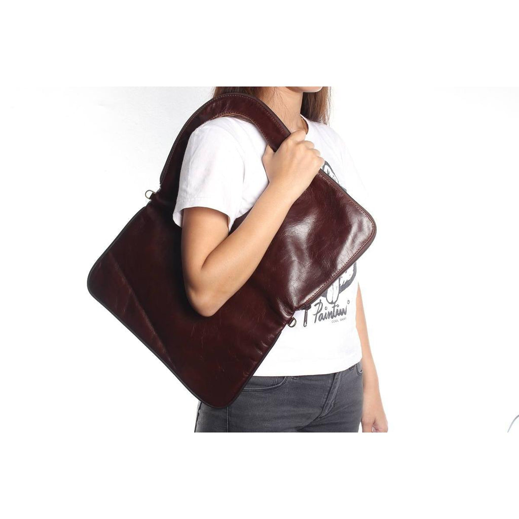Reversible Geometric Leather Shoulder | Crossbody Bag - Thailand Bags La Vie Bien Reversible Geometric Leather Shoulder | Crossbody Bag - Thailand