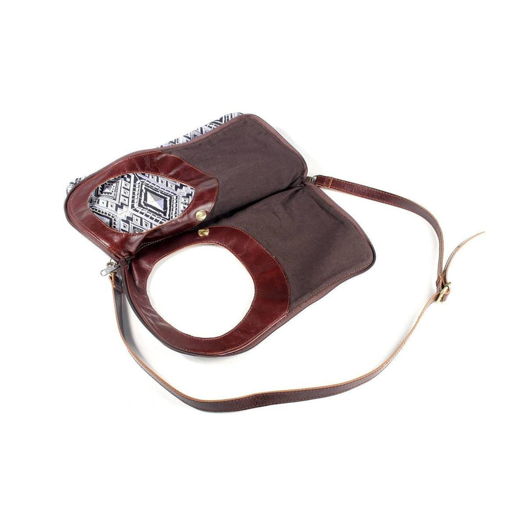 Reversible Geometric Leather Shoulder | Crossbody Bag - Thailand Bags La Vie Bien Reversible Geometric Leather Shoulder | Crossbody Bag - Thailand