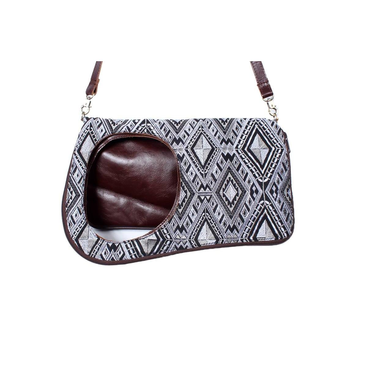 Reversible Geometric Leather Shoulder | Crossbody Bag - Thailand Bags La Vie Bien Reversible Geometric Leather Shoulder | Crossbody Bag - Thailand