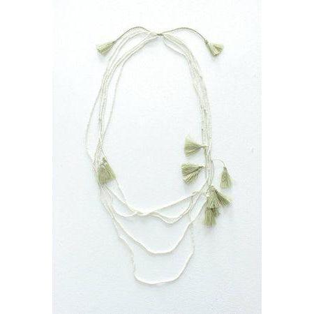 Revive Beaded Tassel Necklace - Thailand Necklace La Vie Bien Revive Beaded Tassel Necklace - Thailand