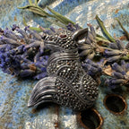 Reynard Marcasite Fox Necklace in Sterling Silver Brooch La Vie Bien Reynard Marcasite Fox Necklace in Sterling Silver