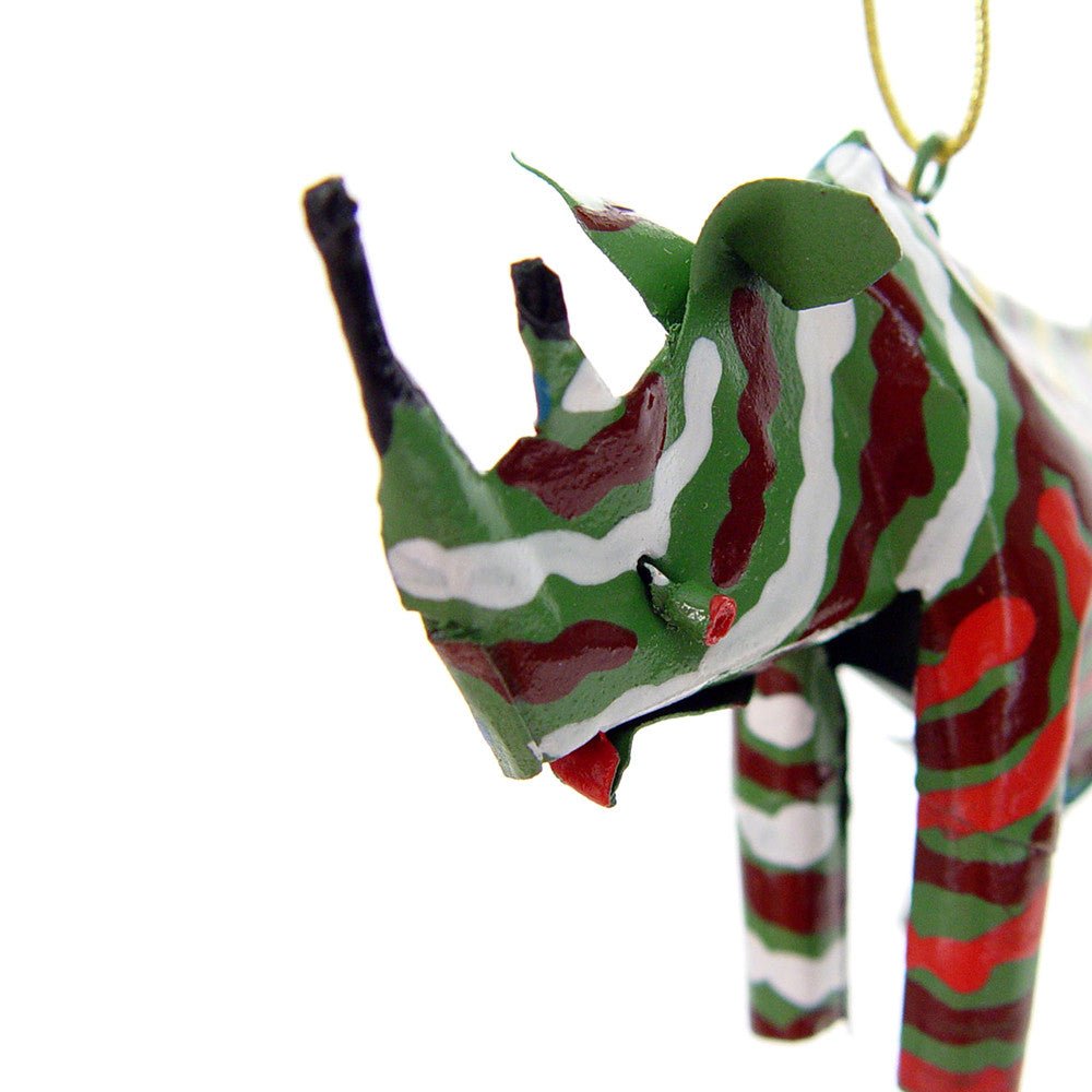 Rhino Ornament La Vie Bien Rhino Ornament