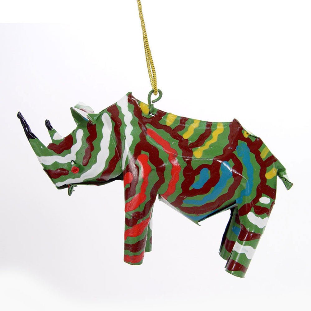 Rhino Ornament La Vie Bien Rhino Ornament