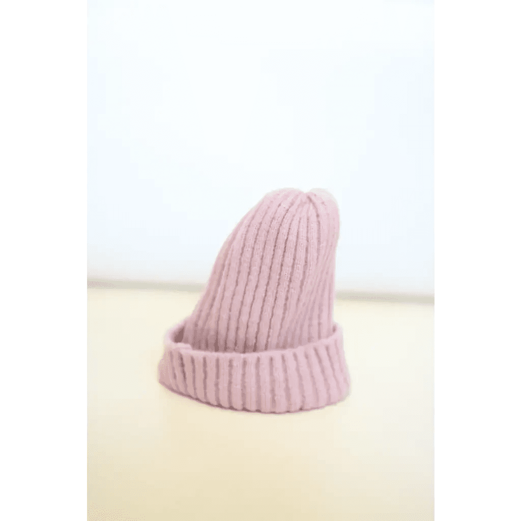 Ribbed Beanie Hat for Kids by Polished Prints