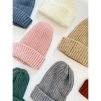 Ribbed Beanie Hat for Kids by Polished Prints
