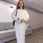 Ribbed Knit Maxi Dress(MS443) La Vie Bien Ribbed Knit Maxi Dress(MS443)