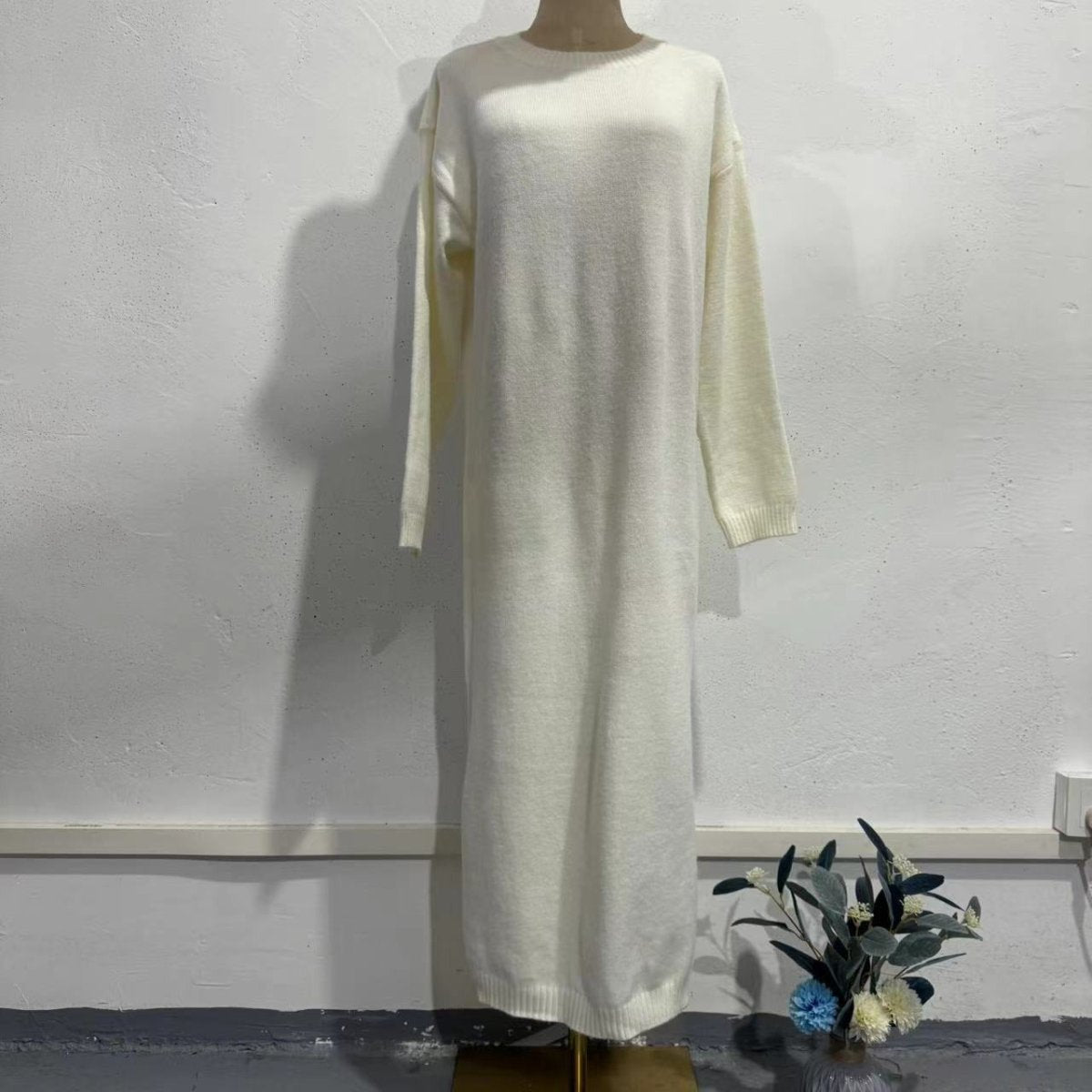 Ribbed Knit Maxi Dress(MS443) La Vie Bien Ribbed Knit Maxi Dress(MS443)