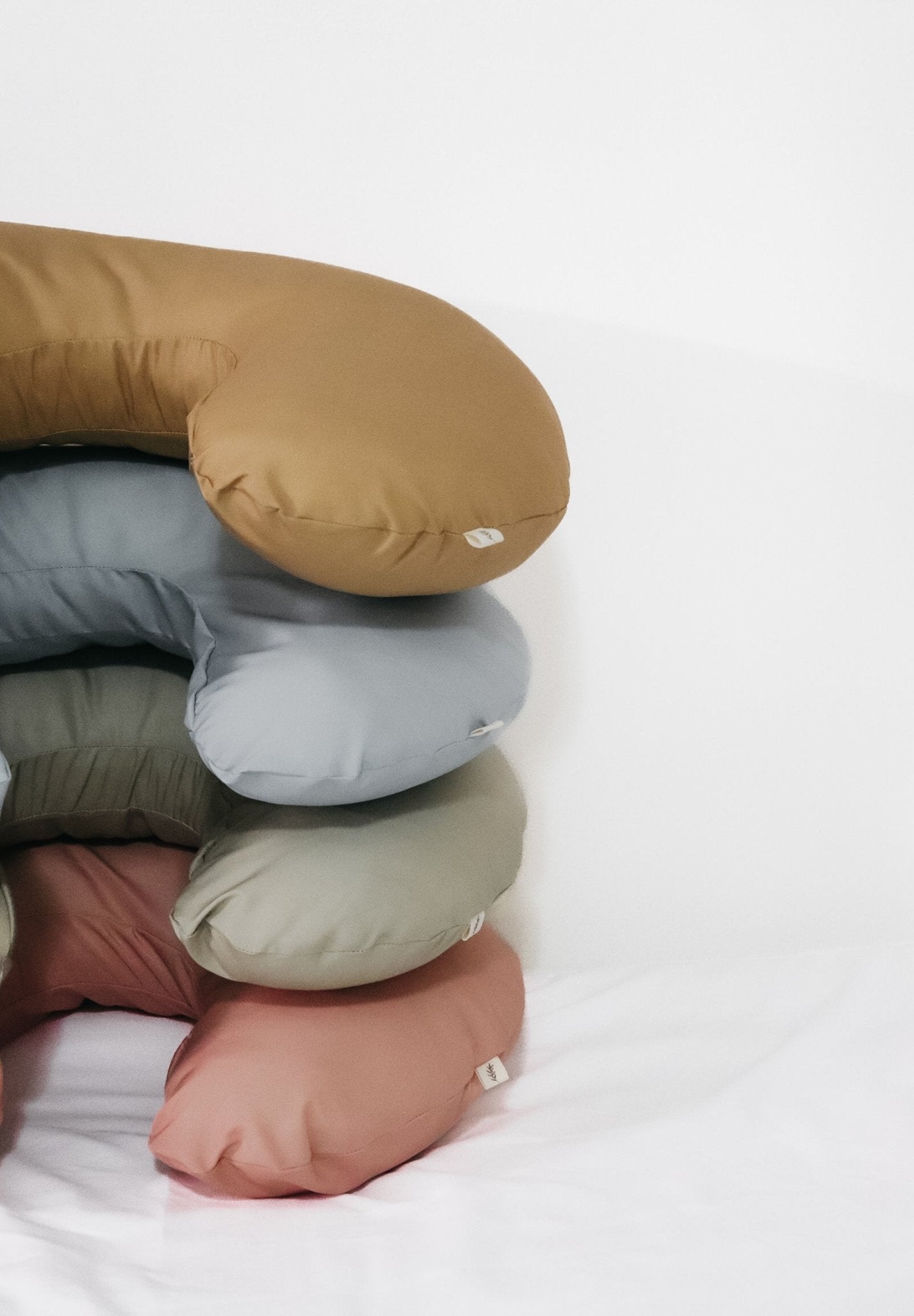 Ribbon Wipeable Nursing Pillow Cover La Vie Bien Ribbon Wipeable Nursing Pillow Cover