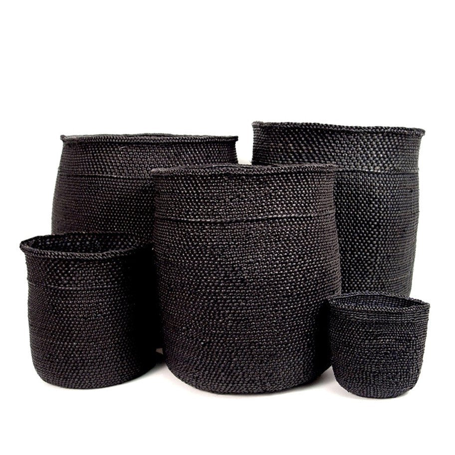 Rich Black Iringa Baskets La Vie Bien Rich Black Iringa Baskets