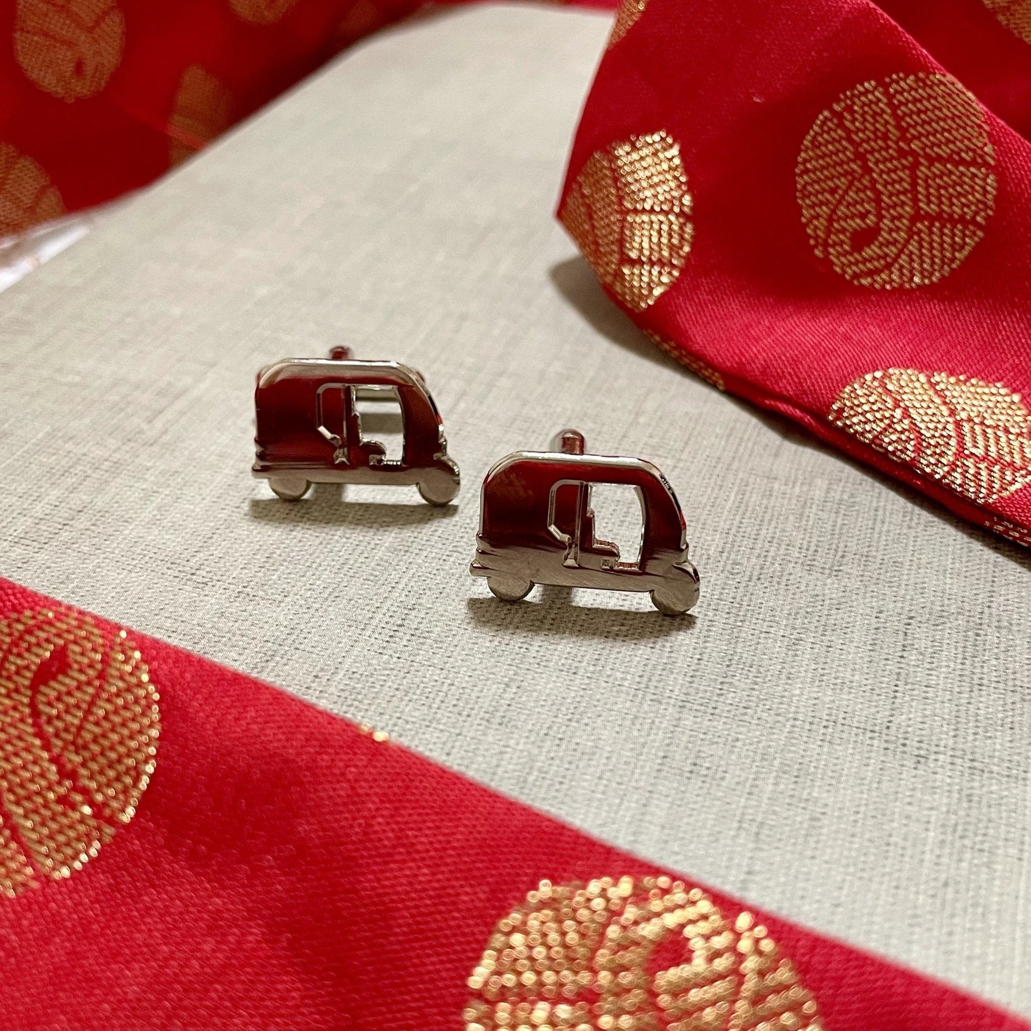 Rickshaw Cufflinks by Modern Desi