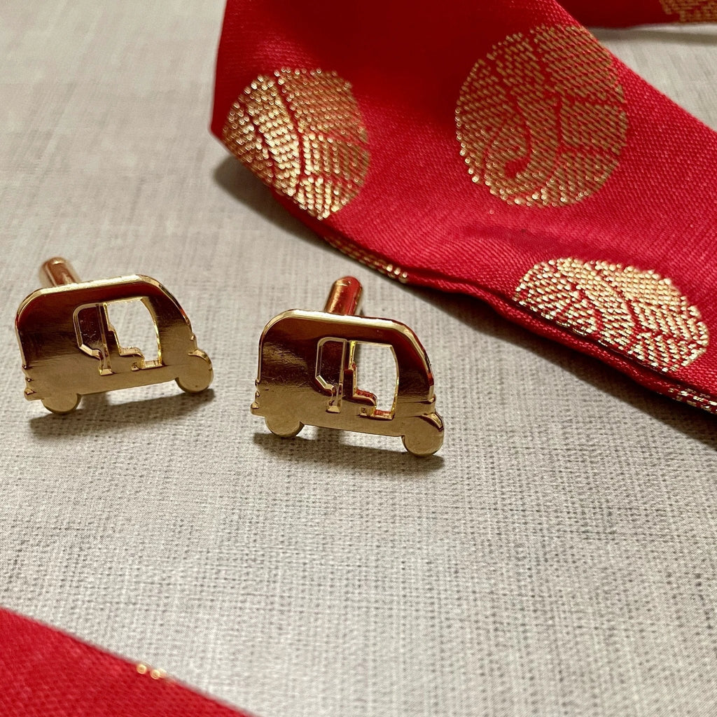 Rickshaw Cufflinks by Modern Desi