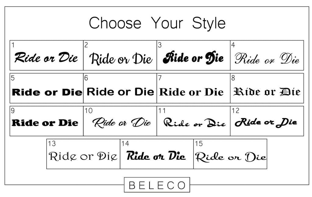 Ride Or Die Engraved Cuff Bracelet La Vie Bien Ride Or Die Engraved Cuff Bracelet