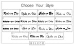 Ride Or Die Engraved Cuff Bracelet La Vie Bien Ride Or Die Engraved Cuff Bracelet