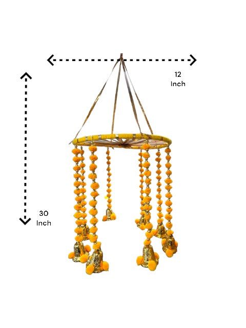 Ring, Pom Pom & Bell Jhoomar Festive Decor La Vie Bien Ring, Pom Pom & Bell Jhoomar