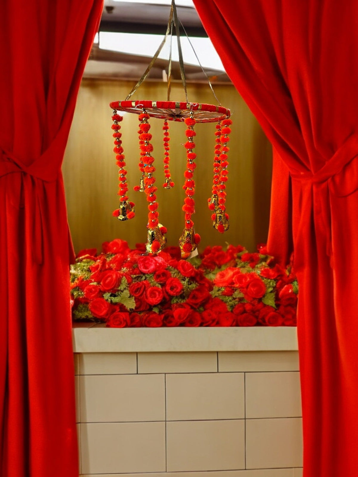 Ring, Pom Pom & Bell Jhoomar Festive Decor La Vie Bien Ring, Pom Pom & Bell Jhoomar
