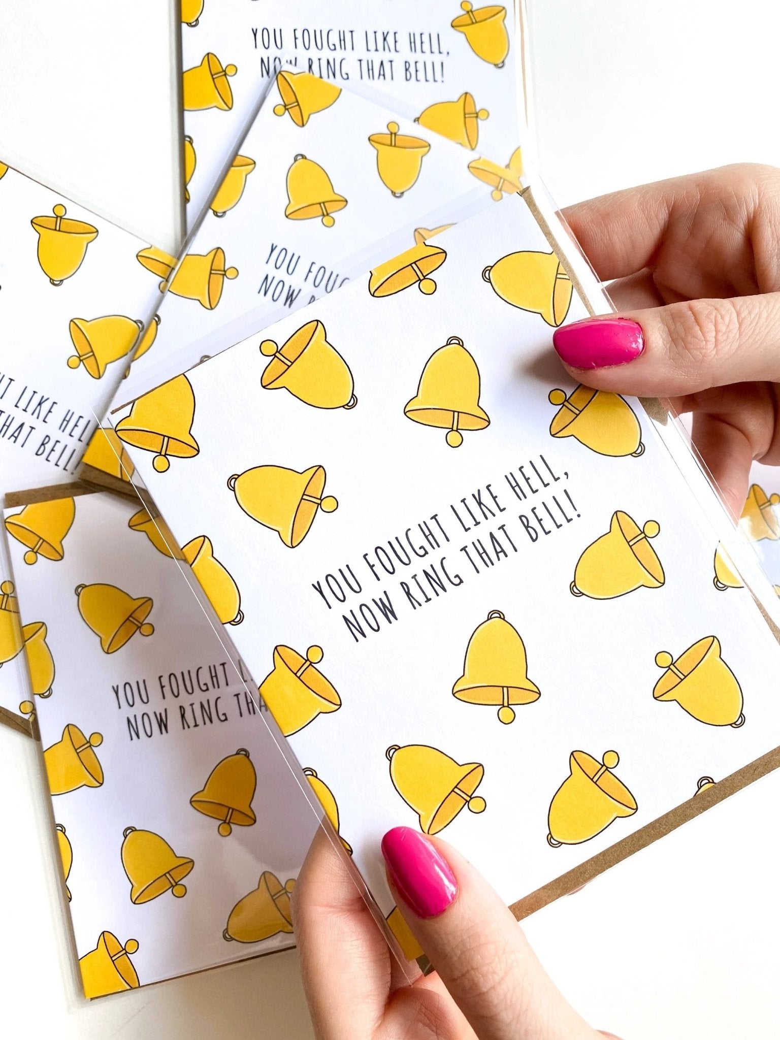 Ring That Bell Chemo Get Well Card by Five Dot Post