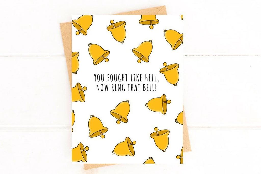 Ring That Bell Chemo Get Well Card by Five Dot Post