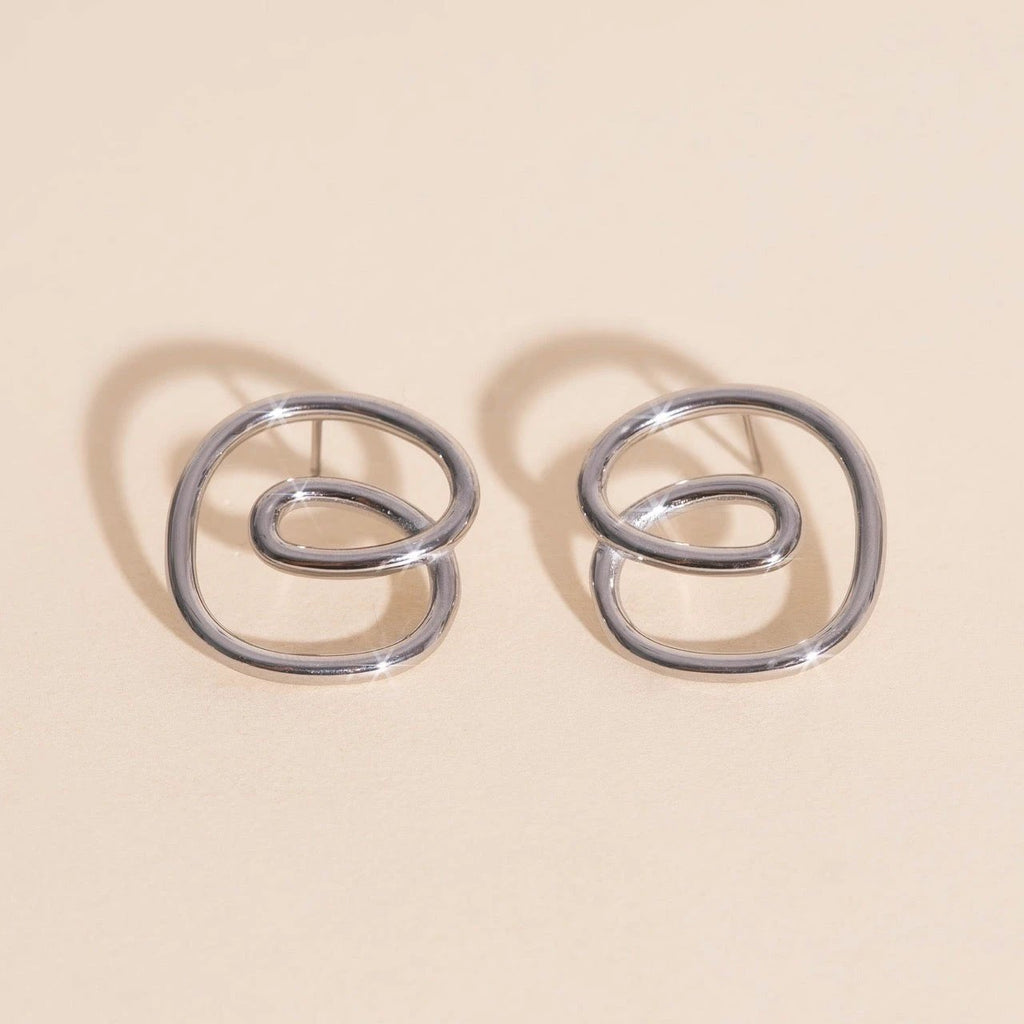 Rip Tide Stud Earrings by Oh Clementine