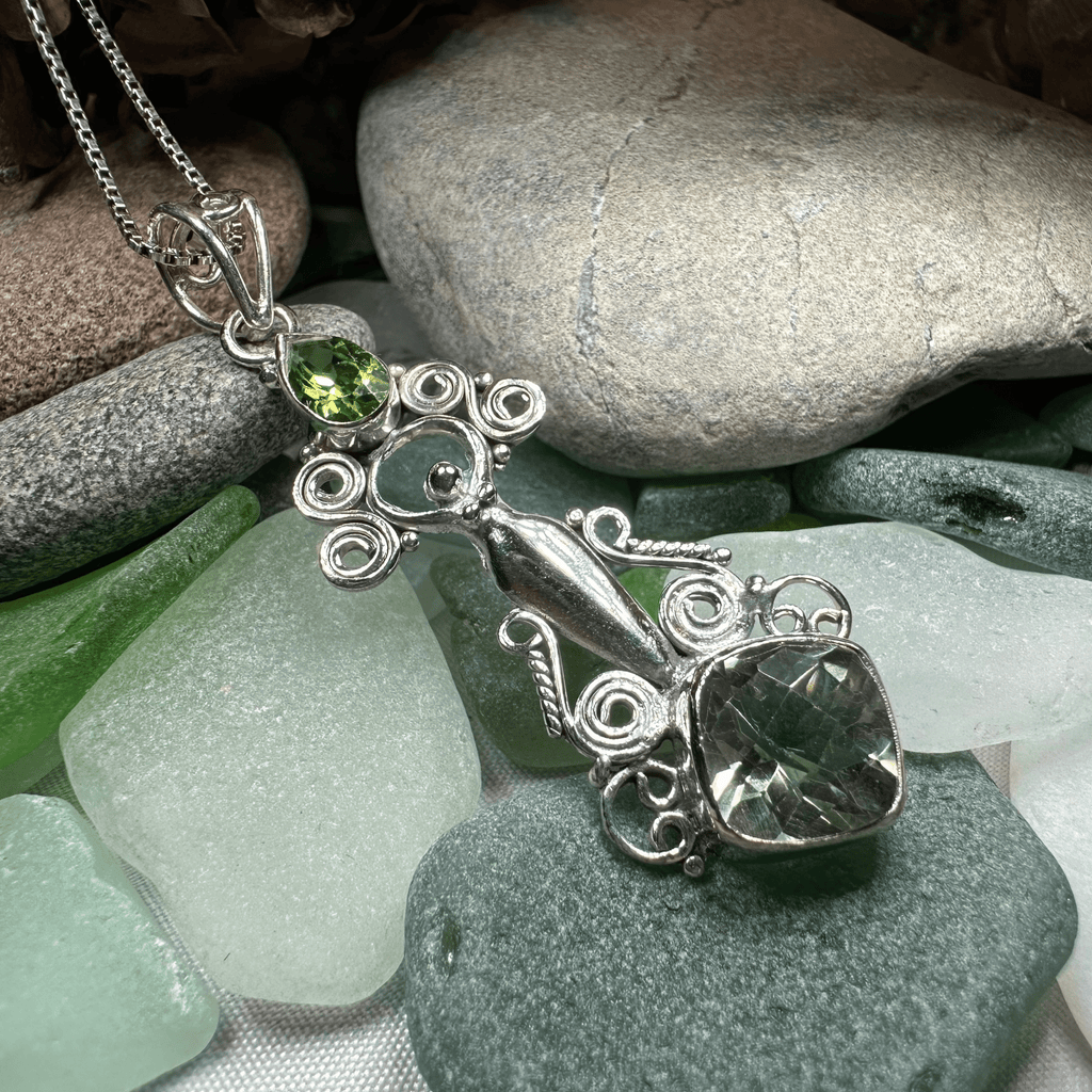 Rising Goddess Necklace Pendant La Vie Bien Rising Goddess Necklace