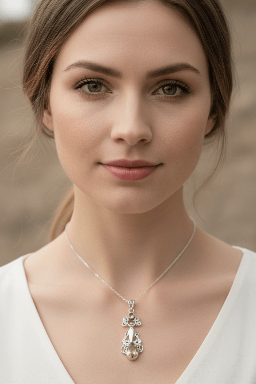 Rising Goddess Necklace Pendant La Vie Bien Rising Goddess Necklace
