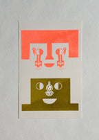 Risograph Print 5" x 7" - "You and I" Print La Vie Bien Risograph Print 5" x 7" - "You and I"