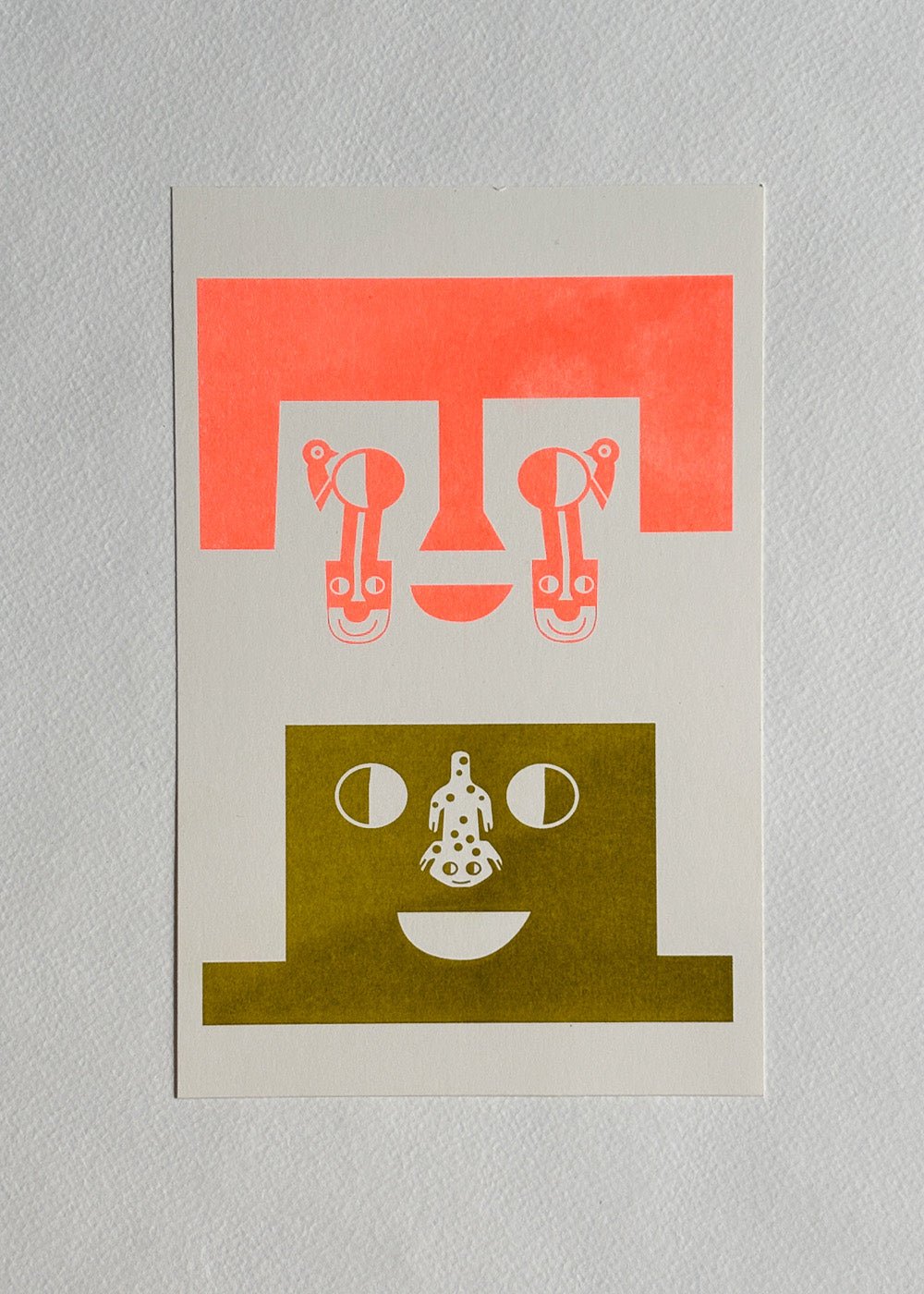 Risograph Print 5" x 7" - "You and I" Print La Vie Bien Risograph Print 5" x 7" - "You and I"