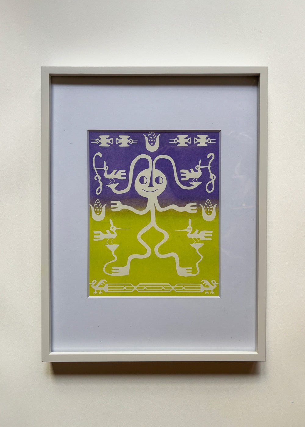Risograph Print 8" x 10" - "Guiding Spirit" Print La Vie Bien Risograph Print 8" x 10" - "Guiding Spirit"