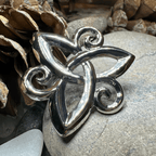 Ritona Celtic Spiral Trinity Knot Brooch Brooch La Vie Bien Ritona Celtic Spiral Trinity Knot Brooch