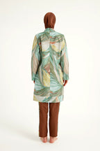 Brown Full Coverage Modest Swimwear Set for Women R2512