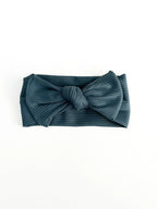 Blue River Bow Headwrap by Little Mae & Co