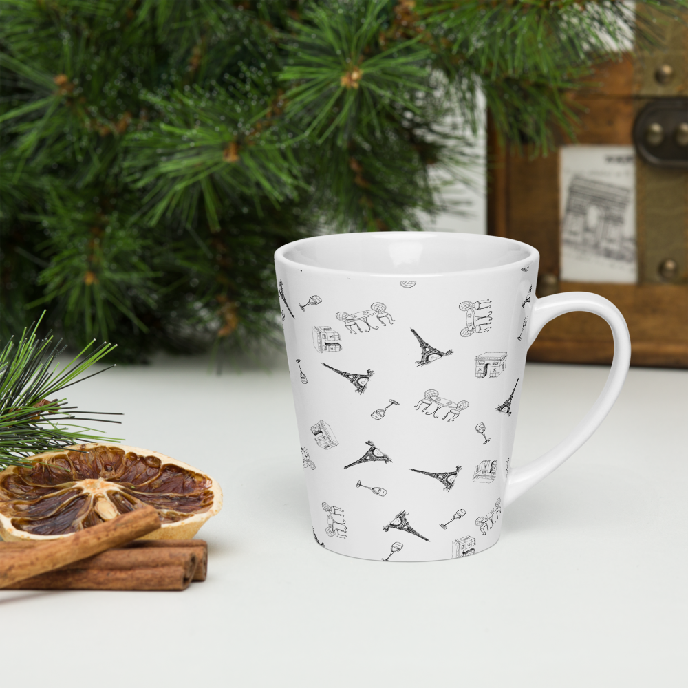 Parisian vibes Latte mug