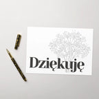 Dziękuję Polish Greeting card by La Vie Bien