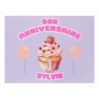 Bon anniversaire first birthday Yard sign by La Vie Bien