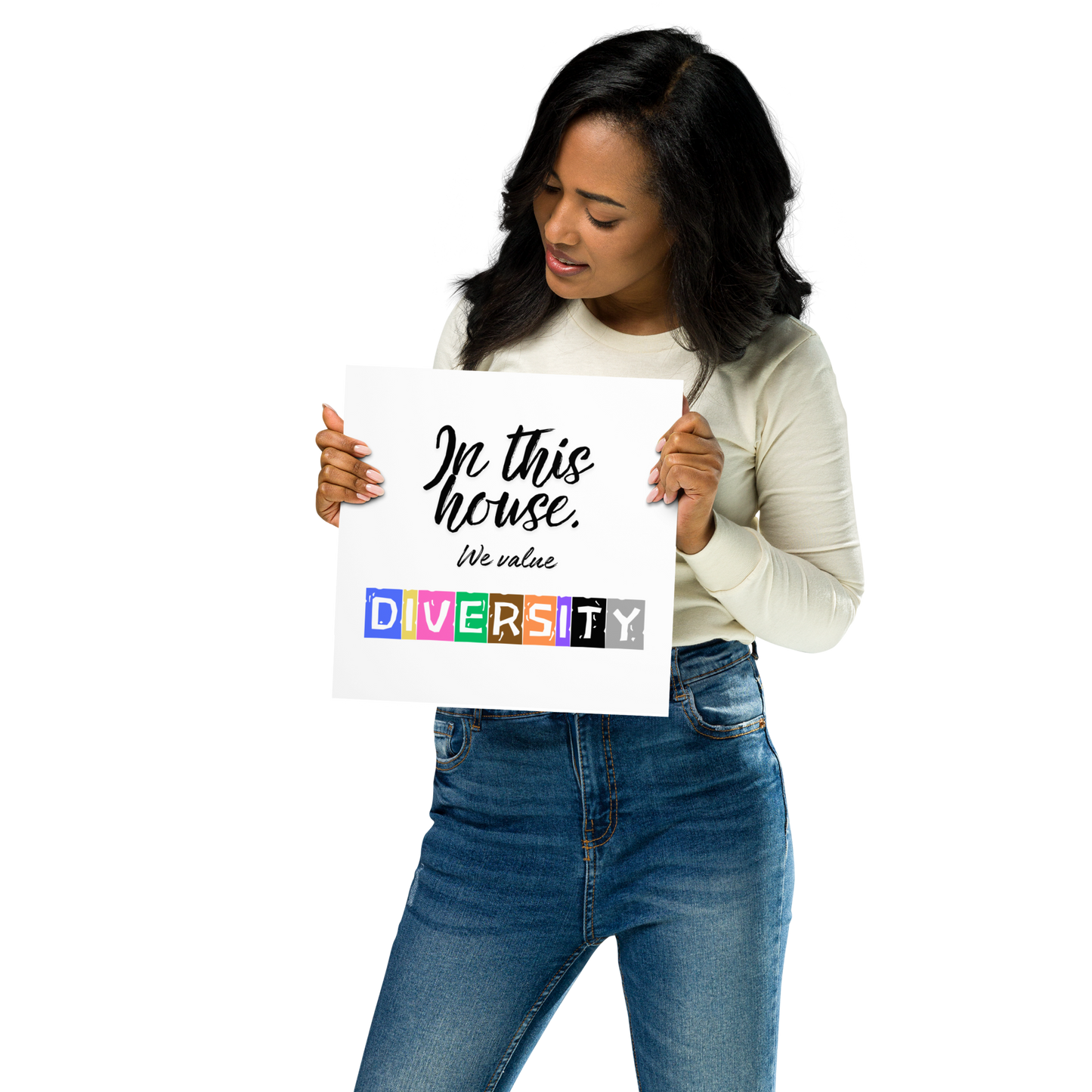 In this house, we value DIVERSITY Poster