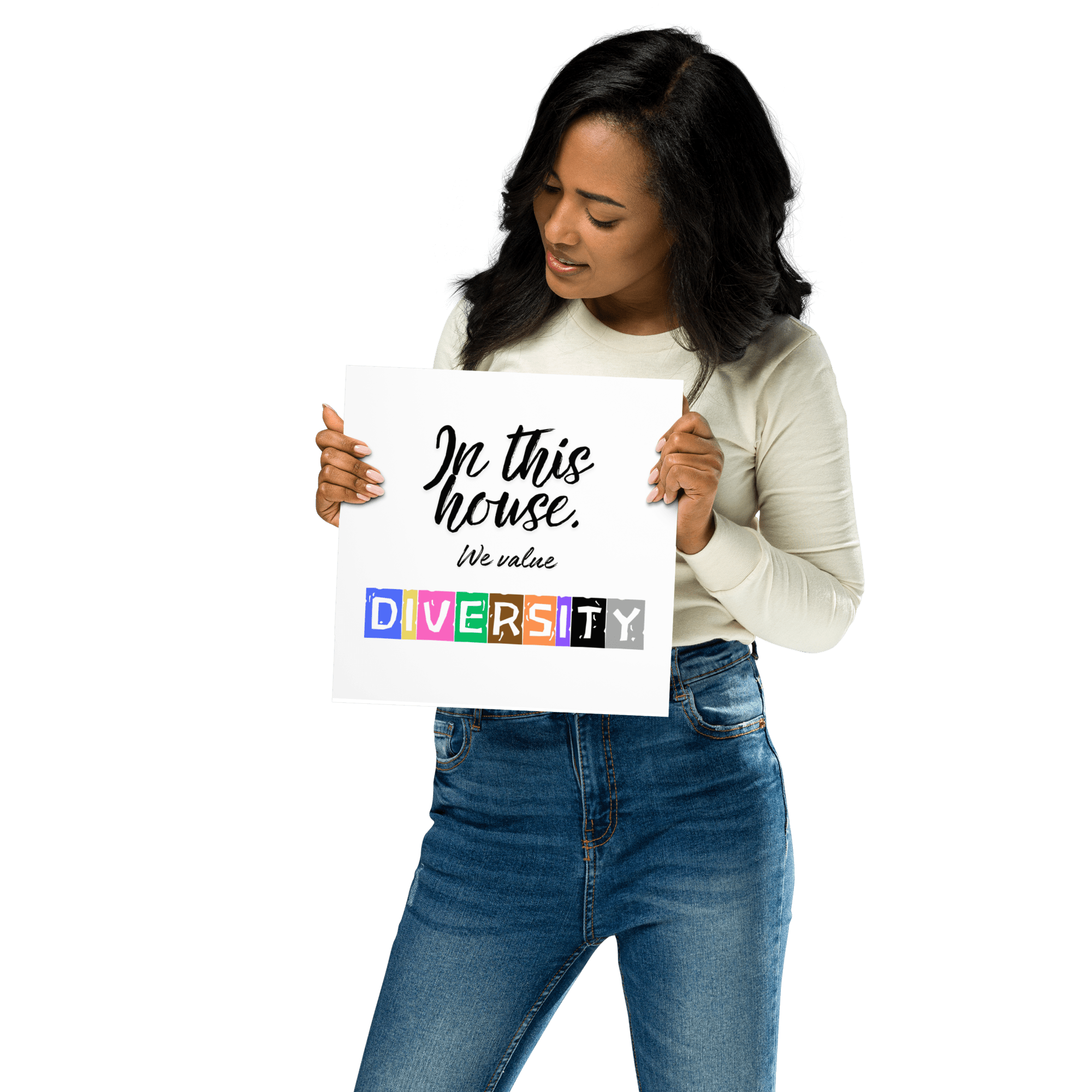 In this house, we value DIVERSITY Poster