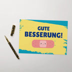 Gute besserung Greeting card by La Vie Bien