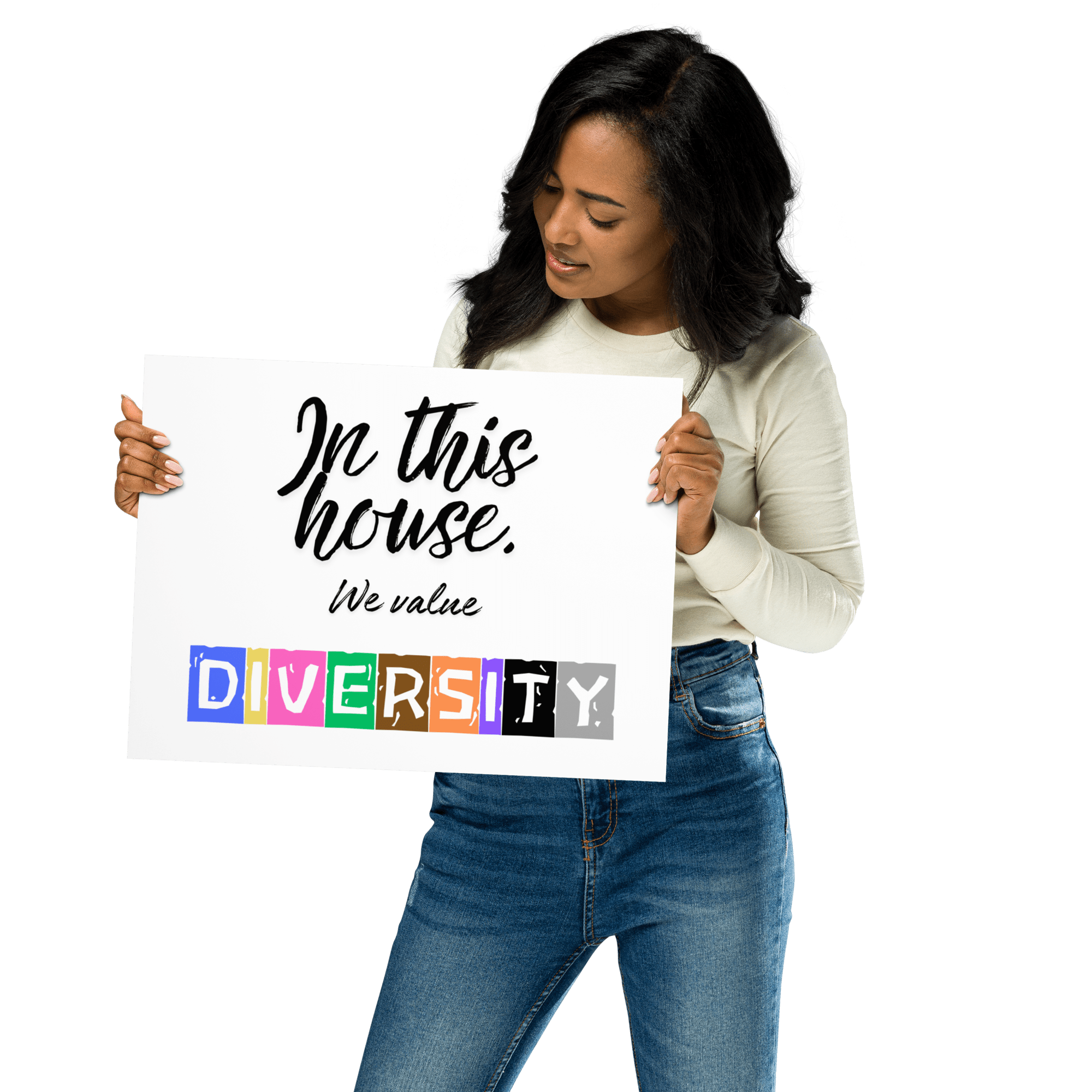 In this house, we value DIVERSITY Poster