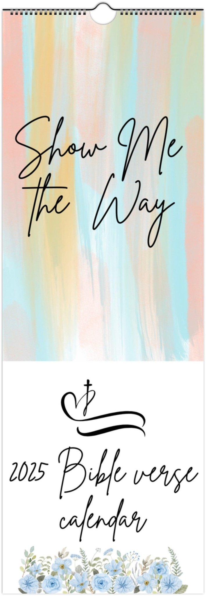 Bible Verse 2025 Wall calendar - Monthly wall calendar with watercolor graphics